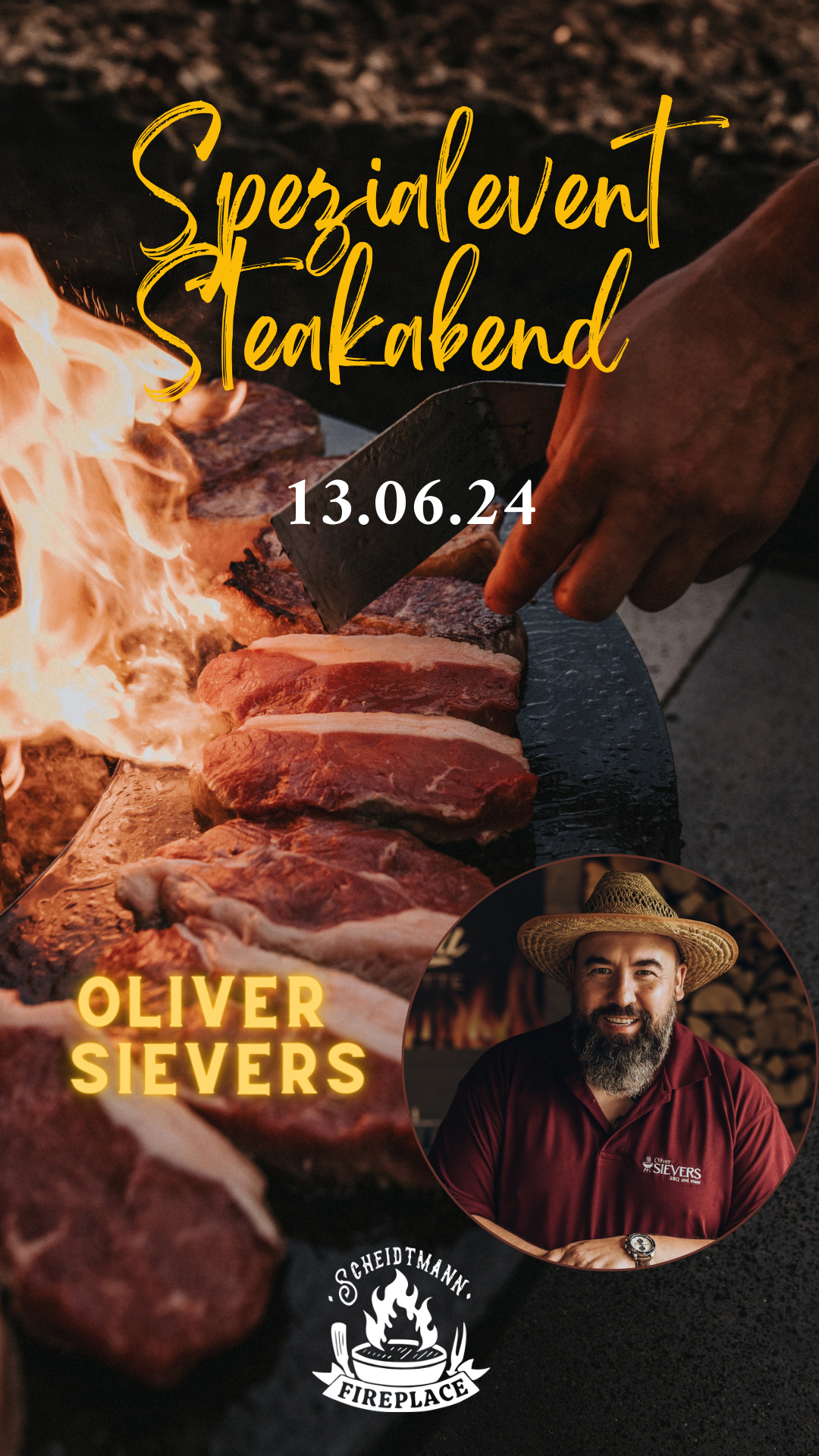 13.06.24 Spezialevent: Steakabend mit Oliver Sievers